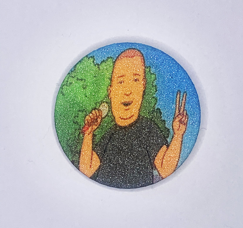 King of the Hill Dammit Bobby Button