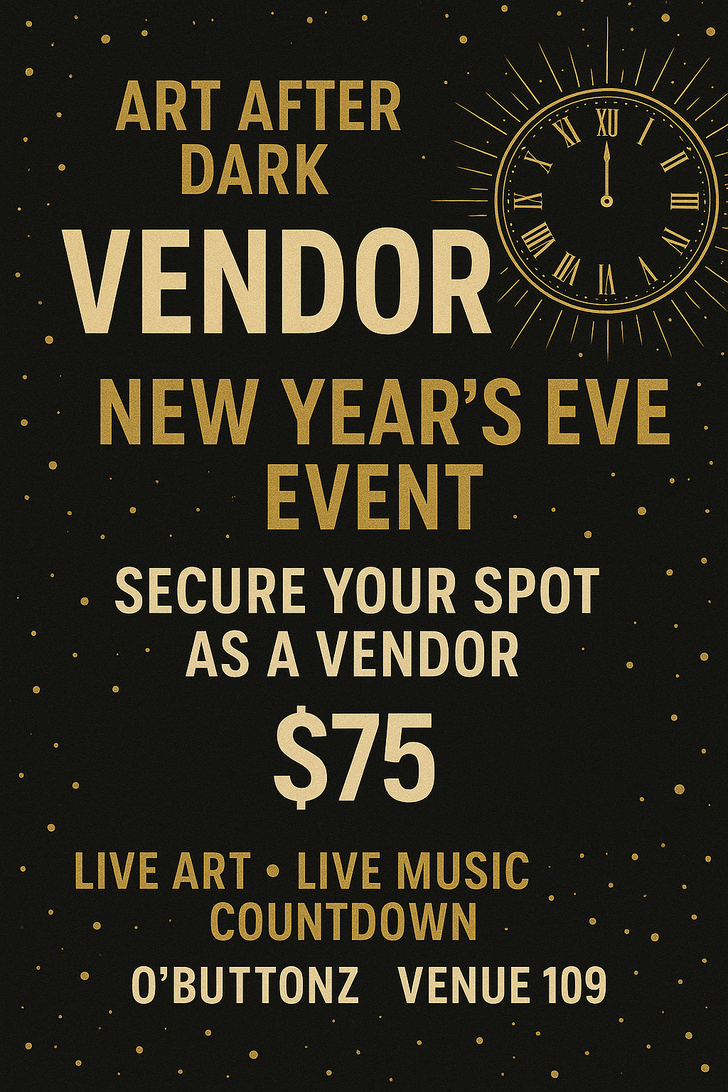 Art After Dark VENDOR BOOTH