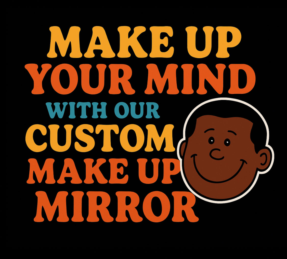 Custom Button Or Make Up Mirror