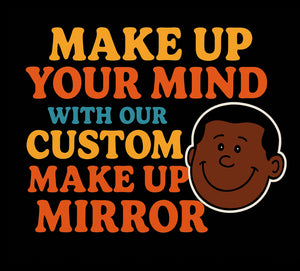 Custom Button Or Make Up Mirror