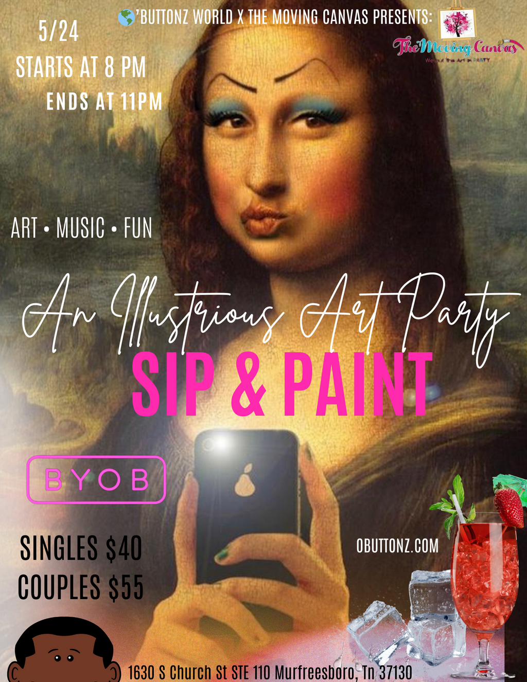 Paint & Sip: An Illustrious Art Party