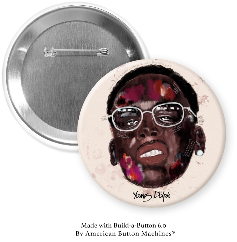 Young Dolph Button