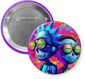 Rick & Morty Button