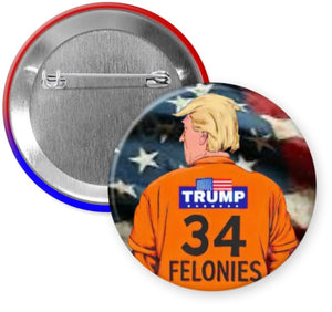 It's A Crime to be this Slime Trump Button