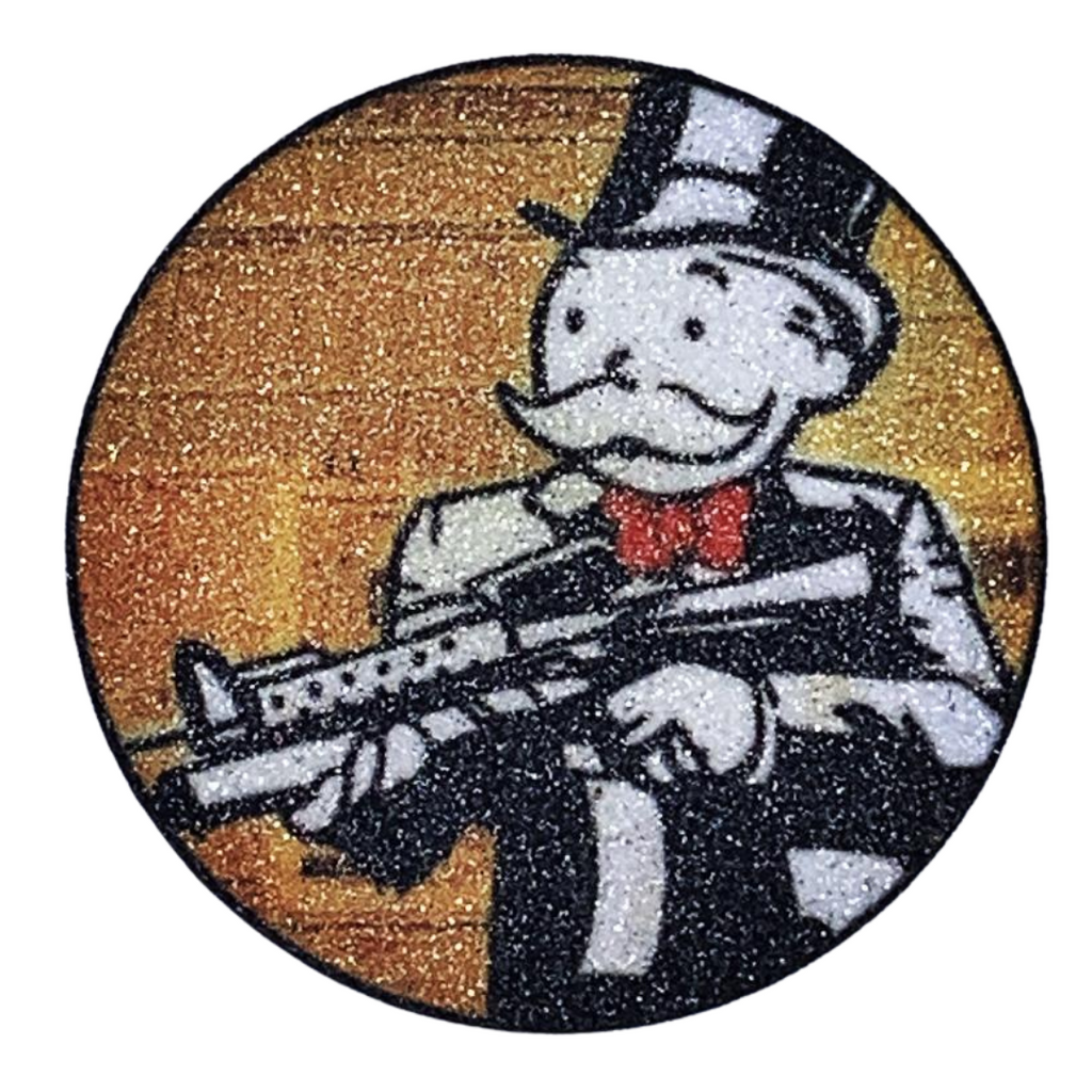Monopoly Gangsta Button