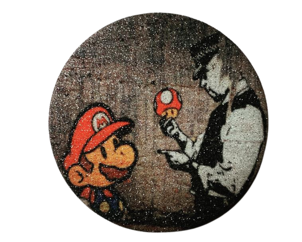 Mario Buys Shrooms Button