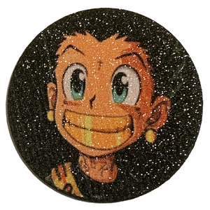 Gold Grill Gaine Anime Button