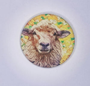 1/2 Sheep 1/2 Goat Button